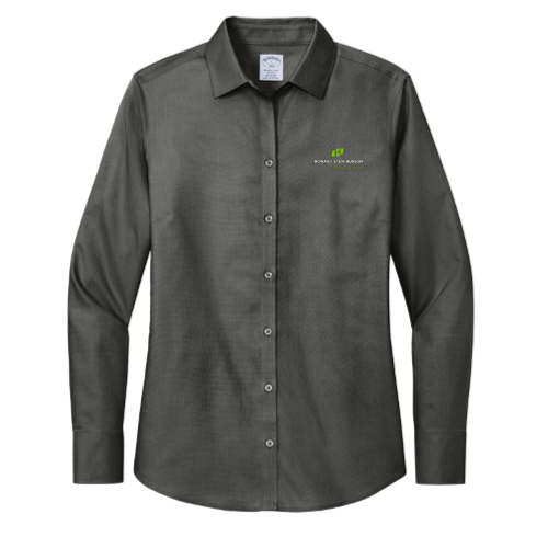 Howard Stein Hudson - Brooks Brothers Women's Wrinkle-Free Stretch Nailhead Shirt v2