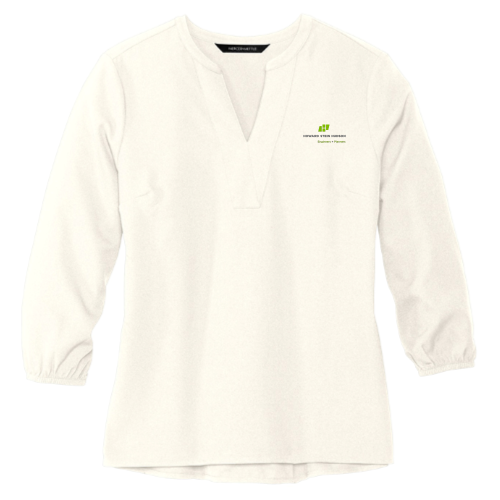 Howard Stein Hudson - MERCER+METTLE Women's Stretch Crepe 3/4-Sleeve Blouse v2